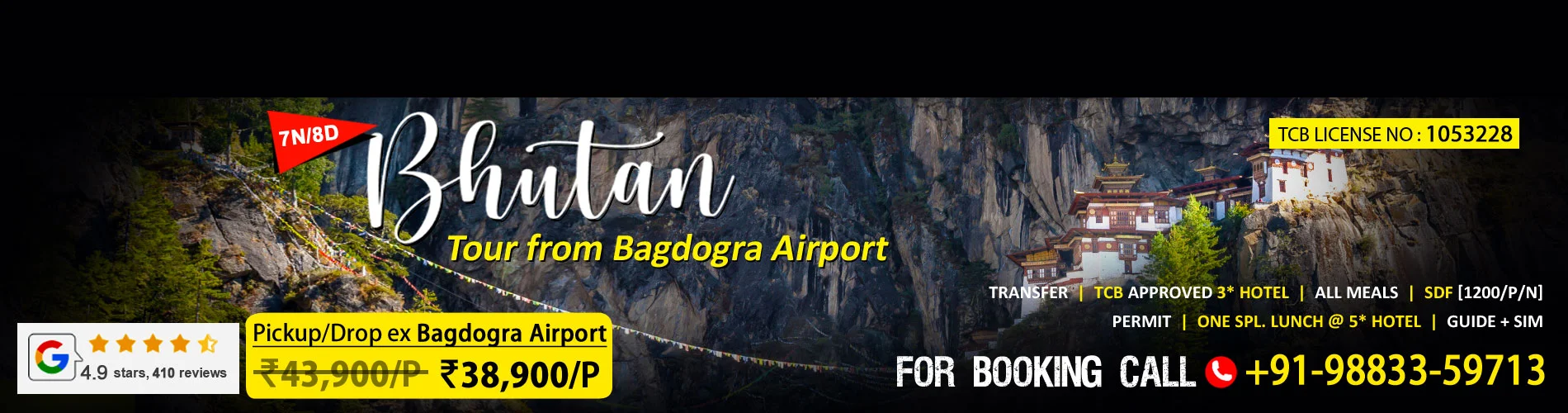 Bhutan Package Tour from Ranchi